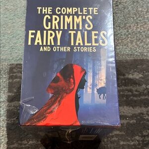 Grimm's Fairy Tales Collection with Red and Blue Cover